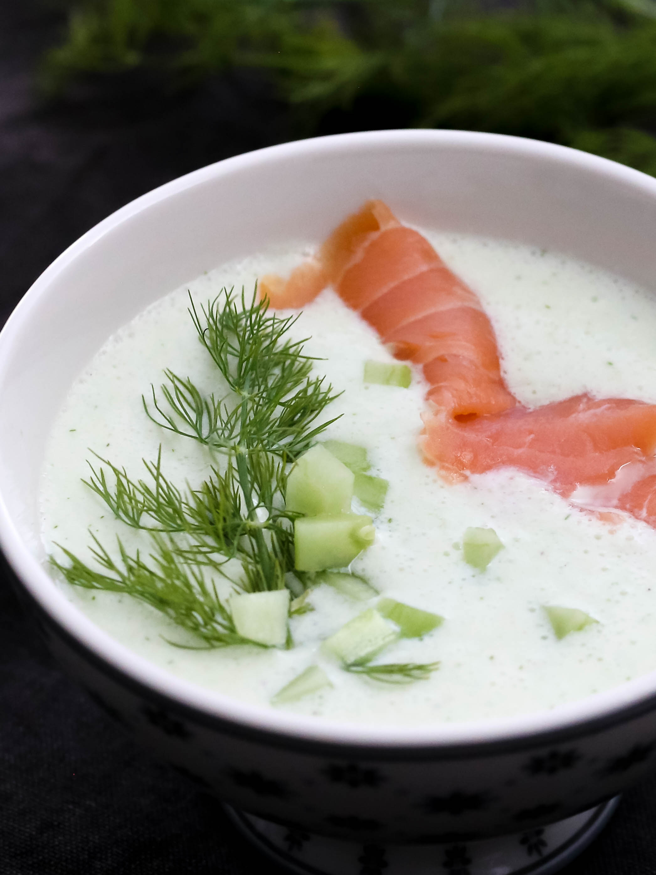 Erfrischende Joghurt-Gurken-Suppe aus dem Thermomix®