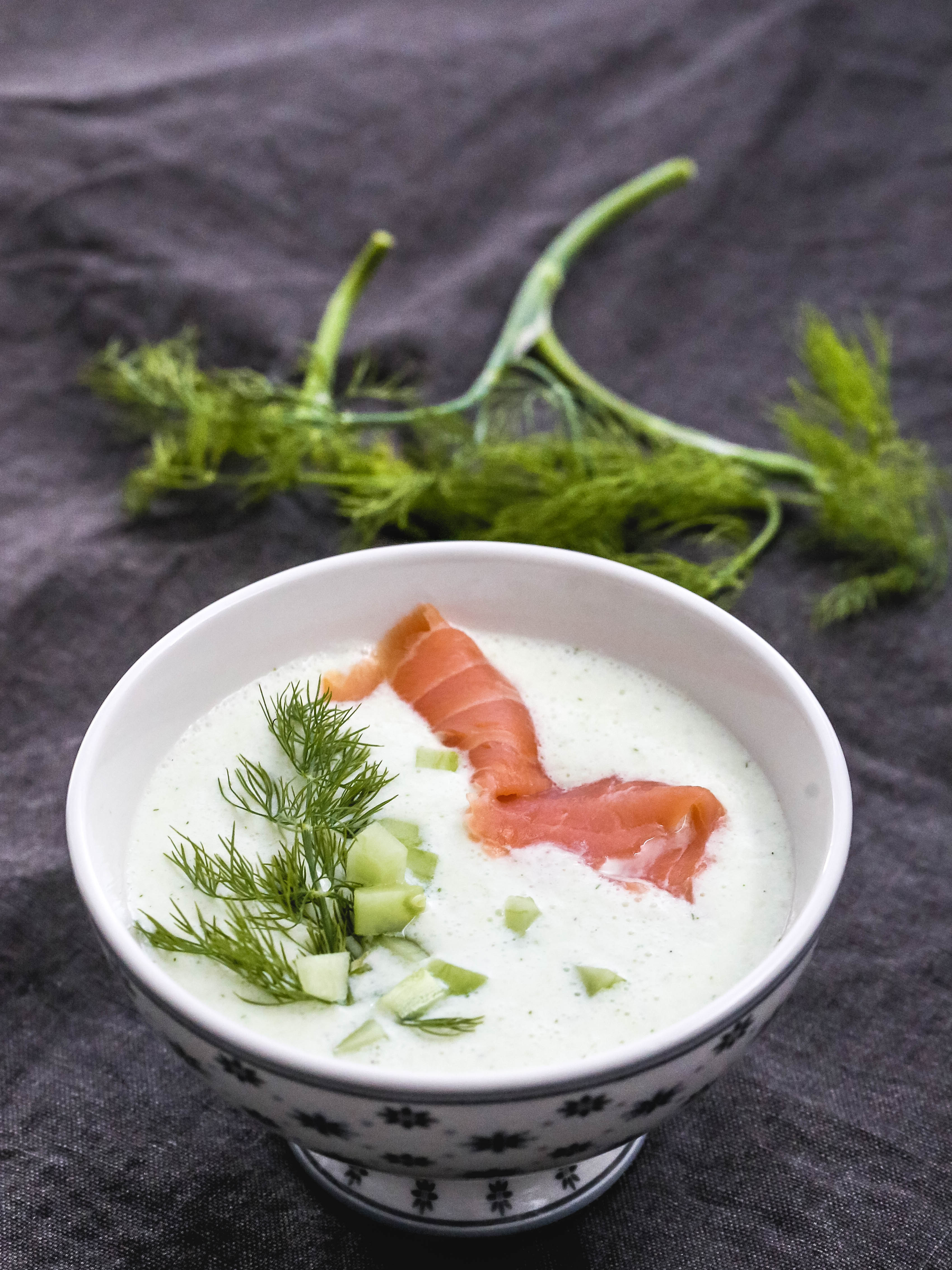 Erfrischende Joghurt-Gurken-Suppe aus dem Thermomix®