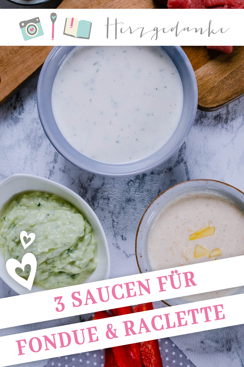 Sour Cream, Avocado-Tzatziki und Mango-Mayonaise – 3 leckere Saucen für Fondue und Raclette aus dem Thermomix®