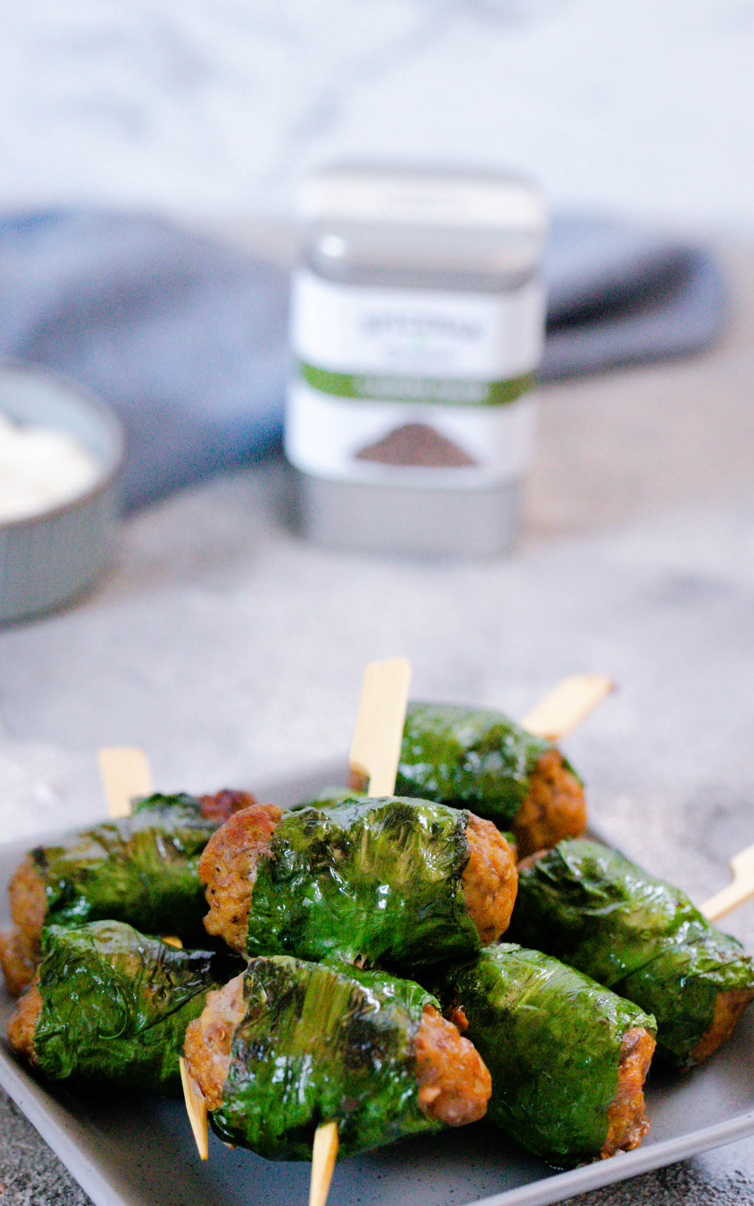 Hackfleischröllchen in Bärlauch aus dem Thermomix® - Herzgedanke