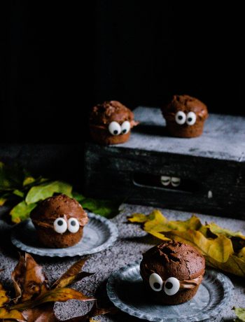 Halloween Muffins: Schoko-Monster für Halloween