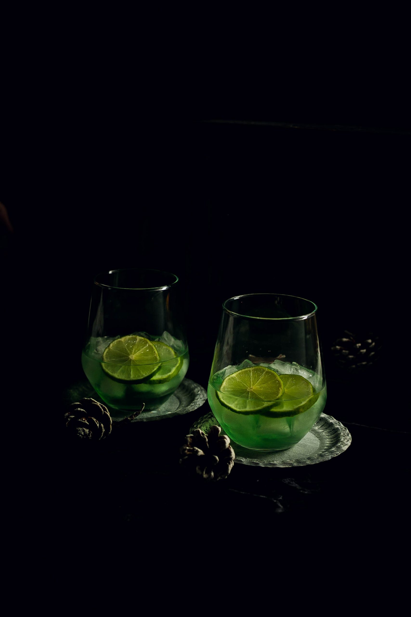 Weihnachtscocktail - Frangelico Minz Lime