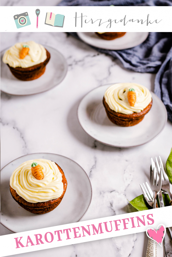 Karottenmuffins mit Buttercreme