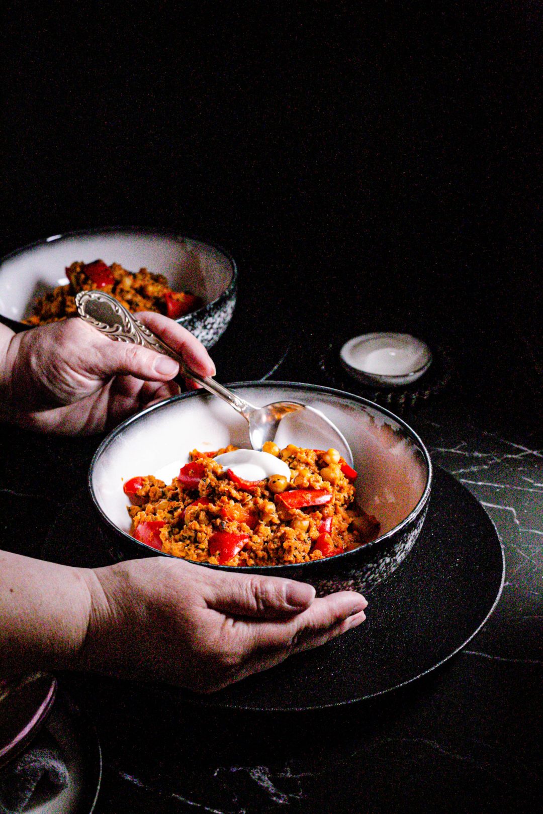 Paprikatopf mit Sojahack – Herzgedanke