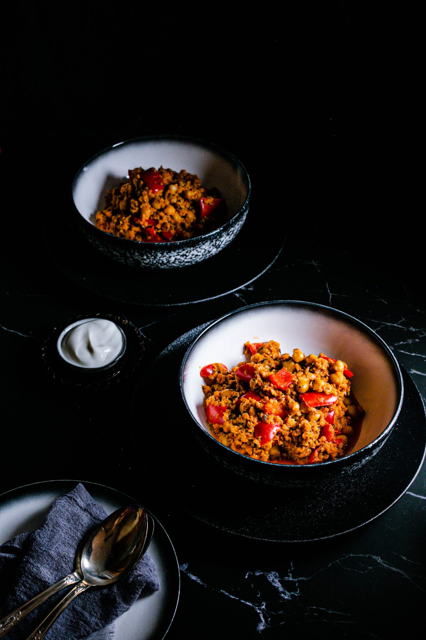 Paprikatopf mit Sojahack – Herzgedanke