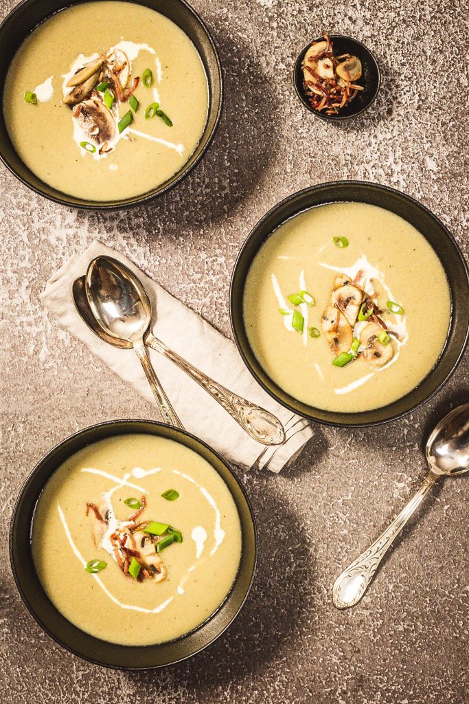 Champignoncremesuppe – Herzgedanke