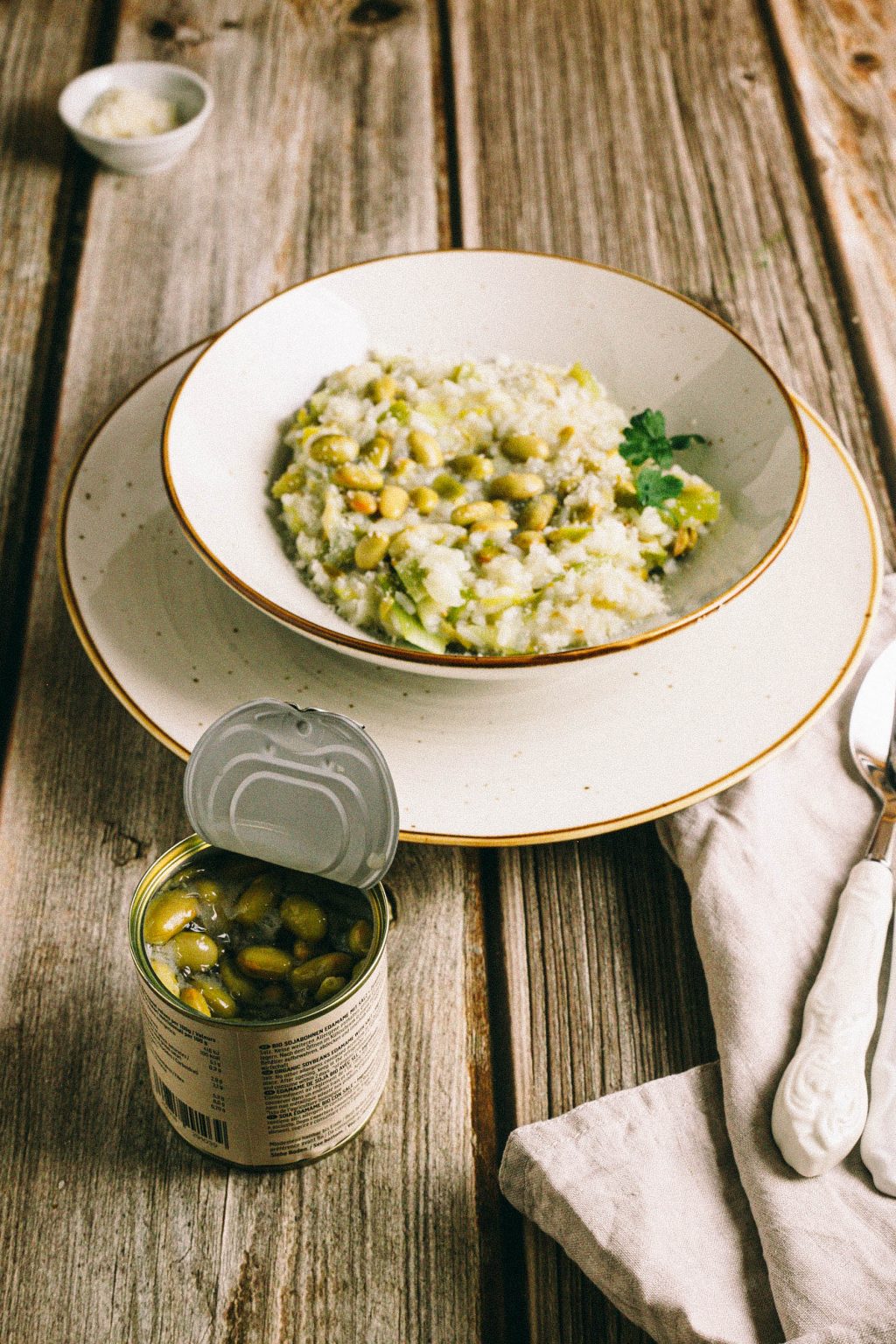 Edamame Risotto mit und ohne Thermomix® – Herzgedanke